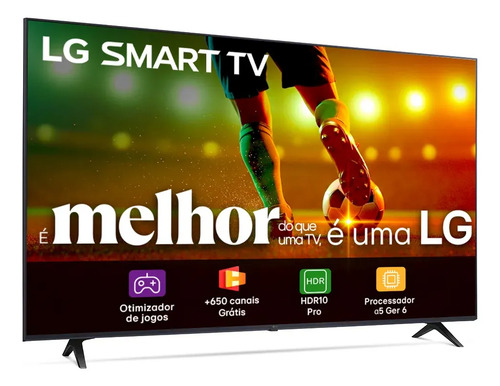 Smart TV LG 43"Full HD, Processador A5 Ger6, AI, Alexa e webOS 23 - 43LR6700PSA