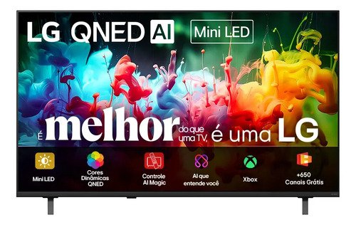 Smart tv lg 50 qned mini led 4k processador a7 ai gen9 50qne