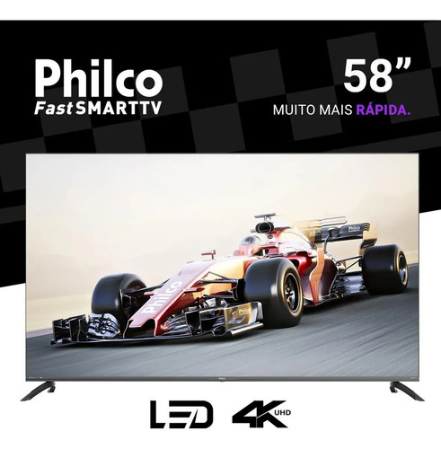 Smart Tv Philco 58 P58vik 4k Uhd Led Roku Dolby Audio Wi-fi Hdr10 110/220v