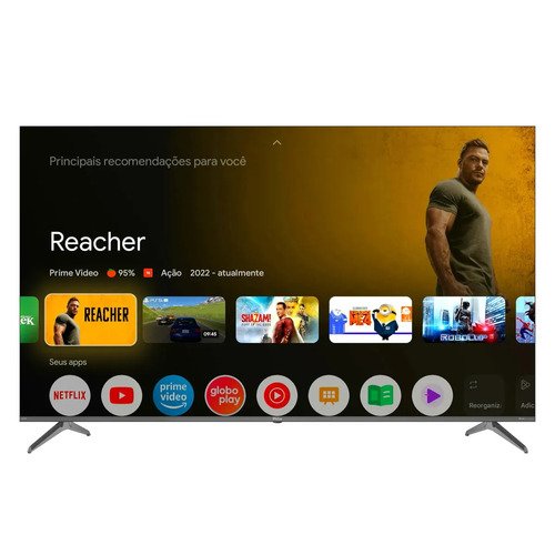 Smart TV Philco 75" P75CGA QLED 4K Google TV Dolby Vision WiFi Bluetooth HDR10