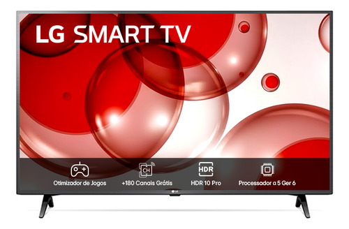 Smart tv profissional lg 43 full hd processador a5 ger6 ai a