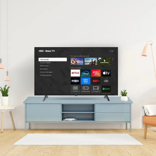 Smart Tv Roku Tv 50 7045 4k Uhd Aoc Bivolt