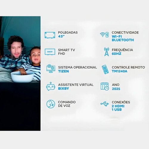 Smart Tv Samsung 43 Ls43f6000fgxzd Full Hd Led 110v/220v