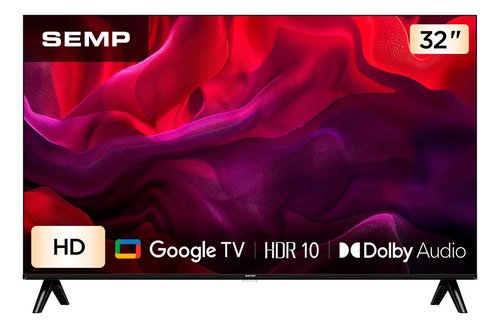 Smart tv semp 32 polegadas led hd s42 wifi bluetooth google