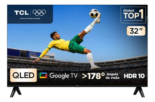 Smart tv tcl 32 qled s5k google tv hdr10 1