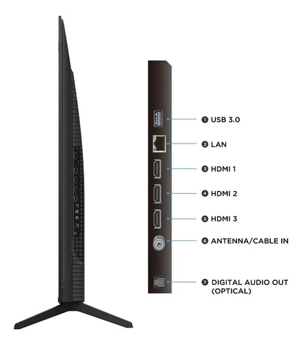 Smart TV TCL 55 Polegadas QLED 4K P7L WiFi Bluetooth Google TV HDR10+ 120 Hz VRR AIPQ 55P7L