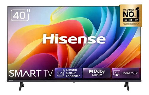 Smart tvhisense fhd 40 polegadas 40a4nv com hdr10 dts virtua