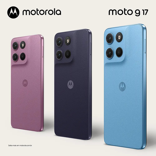 Smartphone G17 Tela 6,7 Polegadas 128GB 4G Motorola