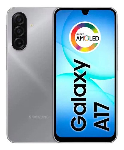 Smartphone galaxy a17 4g tela 67 256gb samsung cinza com pre