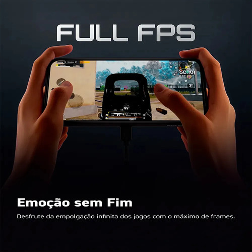 Smartphone Gamer Infinix GT30 PRO 5G - 12GB RAM 256GB Câmera Dupla 108MP+ Selfie 13MP NFC 6,78" Amoled 144Hz Dual Chip - Memória RAM Expansível Até 24GB - Chumbo