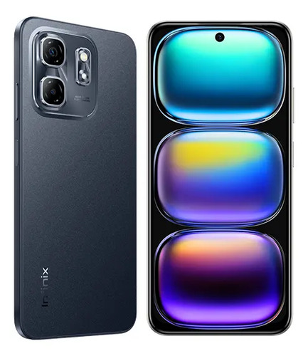 Smartphone Infinix Hot 50i 4GB RAM 256GB 4G Câmera Dupla 48MP Selfie 8MP 5000mAh 6,7” 120Hz Preto Obsidiana