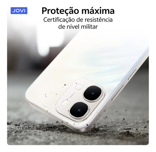 Smartphone Jovi Y31 256GB 16GB RAM (8+8GB RAM expansível) Câmera 50mp Bateria 7200mah - Preto