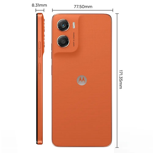 Smartphone Motorola Moto G06 - 128gb 12gb (4gb Ram + 8gb Ram Boost) E Camera 50mp Com Ai Bateria De 5200 Mah Tela 6.9 - Laranja