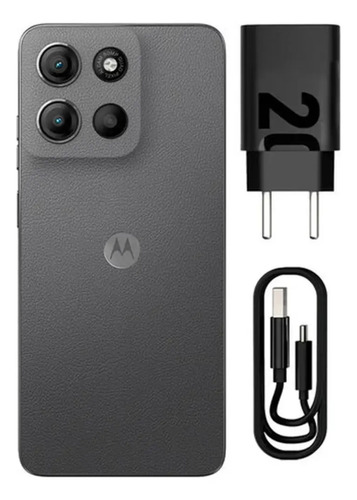 Smartphone Motorola Moto G15 - 256gb 12gb (4gb Ram+8gb Ram Boost) E Camera 50mp Com Ai E Night Vision Bateria De 5200 Mah Tela Fhd+ 6.7 Com Superbrilho Nfc - Grafite