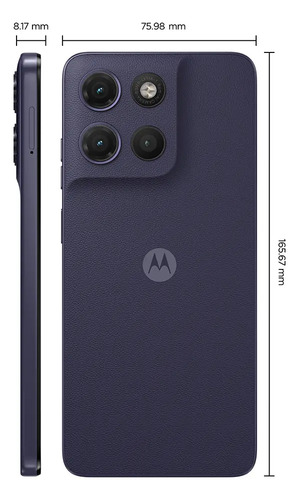 Smartphone Motorola Moto G17 4g - 128gb 12gb (4gb Ram + 8gb Ram Boost) Camera 50mp Sony Lytia 600, Tela Fhd+ 60hz, Bateria 5200 Mah - Roxo