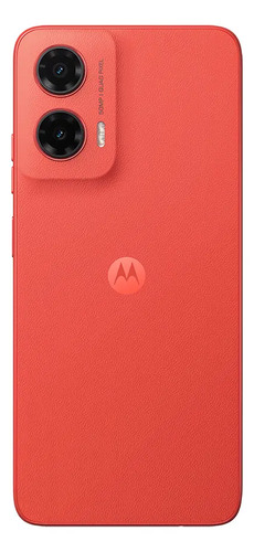 Smartphone Motorola Moto G35 5g - 256gb 12gb (4gb Ram+8gb Ram Boost) E Camera 50mp Com Ai Nfc Tela 6.7 Com Superbrilho - Coral - Vegan Leather
