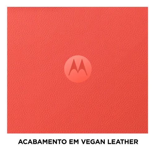 Smartphone Motorola Moto G35 5g - 256gb 12gb (4gb Ram+8gb Ram Boost) E Camera 50mp Com Ai Nfc Tela 6.7 Com Superbrilho - Coral - Vegan Leather