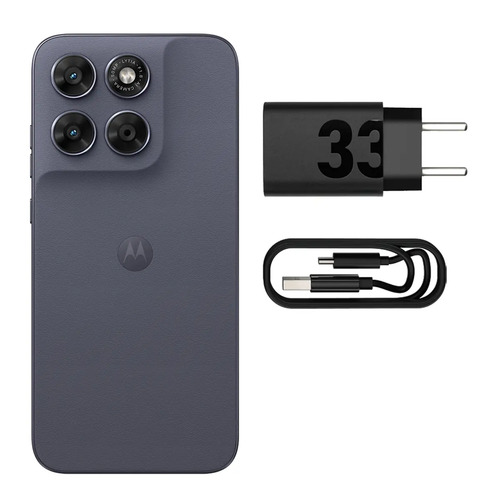 Smartphone Motorola Moto G67 5g - 256gb 12gb (4gb Ram + 8gb Ram Boost) Camera 50mp Sony Lytia 600, Tela 1.5k Extreme Amoled 120hz, Ultrarresistente - Chumbo