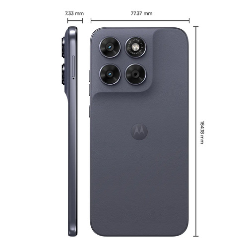 Smartphone Motorola Moto G67 5g - 256gb 12gb (4gb Ram + 8gb Ram Boost) Camera 50mp Sony Lytia 600, Tela 1.5k Extreme Amoled 120hz, Ultrarresistente - Chumbo
