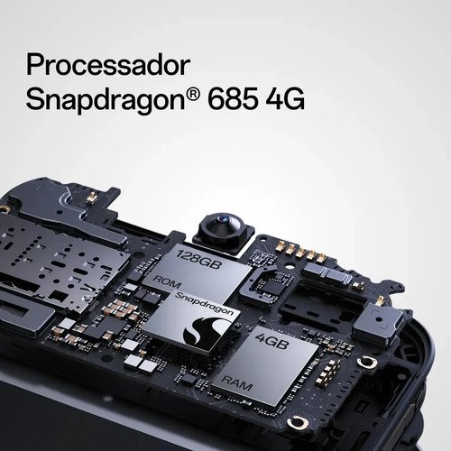 Smartphone OPPO A6t 128GB 12GB RAM (4GB + 8GB RAM Virtual) Bateria Gigante 6500 mAh Câmera AI Violeta