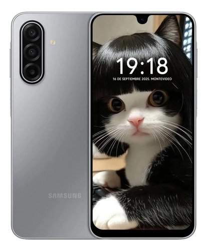 Smartphone samsung galaxy a17 128gb 4gb ram cinza 67 cam tri
