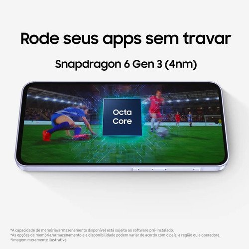 Smartphone Samsung Galaxy A36 5g 128gb 6gb Ram Câmera Tripla De Até 50mp Selfie De 12mp Ip67 Super Amoled 6.7'' Nfc Recursos Ai Android E Segurança Snapdragon - Violeta