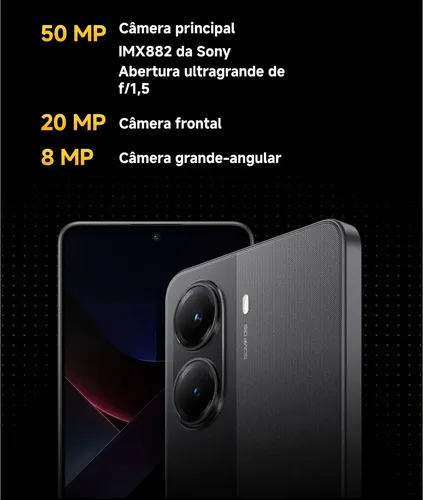 Smartphone Xiaomi Poco X7 Pro 5g 512gb/12gb Ram Nfc Preto