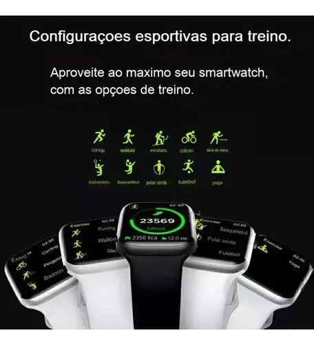 Smartwatch A Prova D'água Mede Pressão Arterial Gps Strava