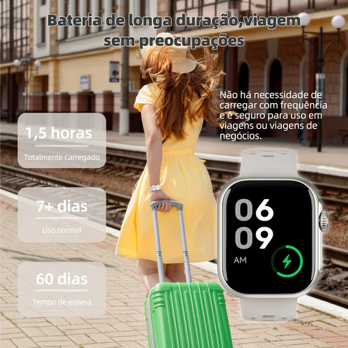 Smartwatch Bettdow FB041 com GPS e Alexa Integrados Resistente à Água