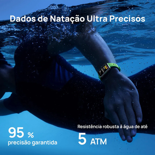 Smartwatch HUAWEI Band 10 Caixa de Polímeros Duráveis Análise do Sono em Nível Profissional Assistente de Bem-estar Emocional Relógio Smartwatch Compatível com Android e iOS Preto
