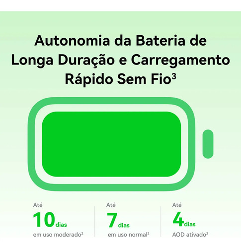Smartwatch HUAWEI WATCH FIT 5 AMOLED de 182" Design Leve Mini Treino Bateria com Até 10 Dias 64 GB Gerenciamento Avançado da Saúde Monitor do Sono SpO2 GPS Compatível com iOS e Android Branco