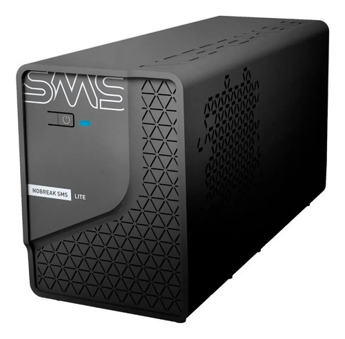 SMS NOBREAK LITE 600VA | 300W - BIVOLT ENT: 115/ 220V - SAÍDA: 115V - 4 TOMADAS - SENOIDAL P/ APROX. - 1 BAT. 12V 5AH - PN 29202