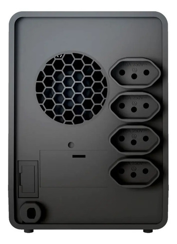 SMS NOBREAK LITE 600VA | 300W - BIVOLT ENT: 115/ 220V - SAÍDA: 115V - 4 TOMADAS - SENOIDAL P/ APROX. - 1 BAT. 12V 5AH - PN 29202