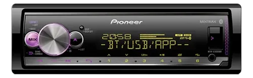 Som automotivo pioneer mvh x3000 com usb e bluetooth e radio