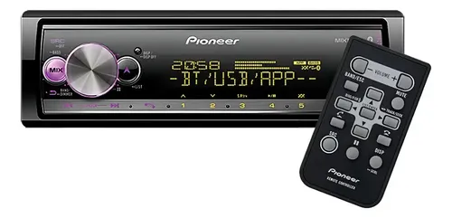 Som automotivo pioneer mvh x3000 mixtrax usb bluetooth 1