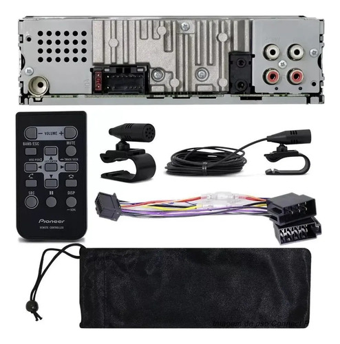 Som Automotivo Pioneer Mvh-x3000br Bluetooth Usb Controle