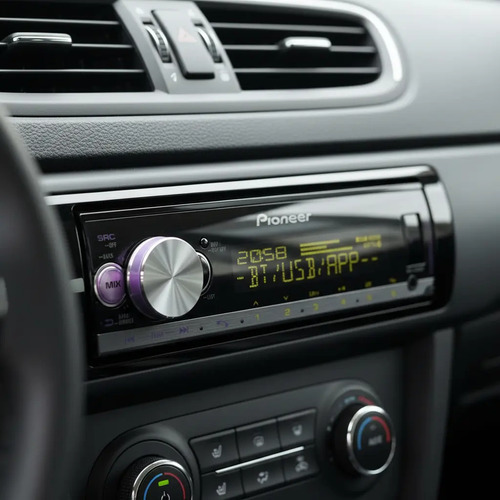 Som automotivo Pioneer Mvh X3000bt com usb e bluetooth e radio preto