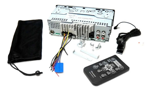Som automotivo Pioneer Mvh X3000bt com usb e bluetooth e radio preto