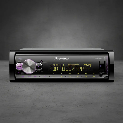 Som automotivo Pioneer Mvh X3000bt com usb e bluetooth e radio preto