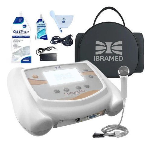 Sonopulse portable 1 e 3 mhz aparelho de ultrassom ibramed