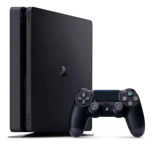 Sony Playstation 4 Ps4 Slim 500gb +2 Controles + Jogo