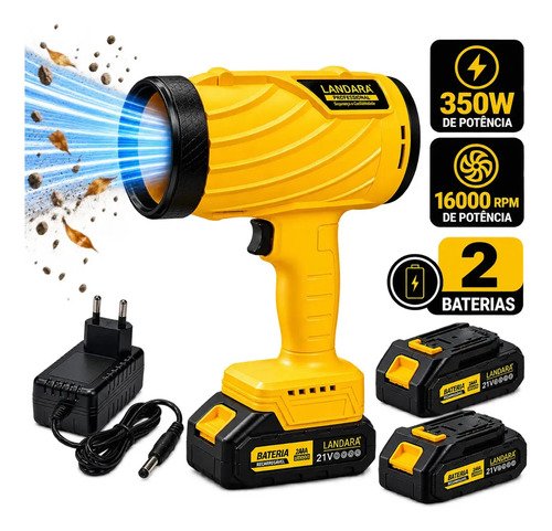 Soprador de ar eletrico automotivo folhas potente turbo 350w