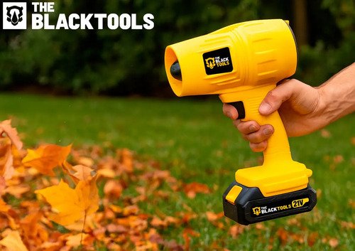 Soprador De Ar Turbo 21v Portátil Bateria Recarregável Potente Para Folhas Pó Limpeza Carro Tso-21a The Black Tools