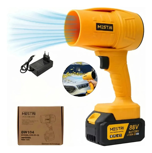 Soprador de folhas eletrico turbo 1050w portatil 88v super p