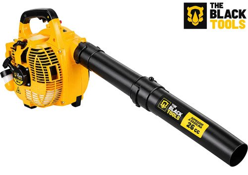 Soprador de Folhas Lateral TBNT10 2T 26cc 0,90Hp The Black Tools Cor Amarelo Profissional a Gasolina 2 Tempos