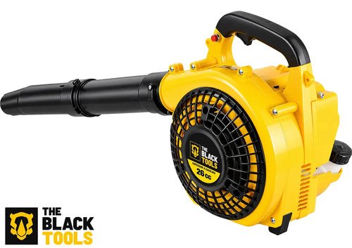 Soprador de Folhas Lateral TBNT10 2T 26cc 0,90Hp The Black Tools Cor Amarelo Profissional a Gasolina 2 Tempos