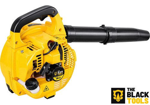 Soprador de Folhas Lateral TBNT10 2T 26cc 0,90Hp The Black Tools Cor Amarelo Profissional a Gasolina 2 Tempos