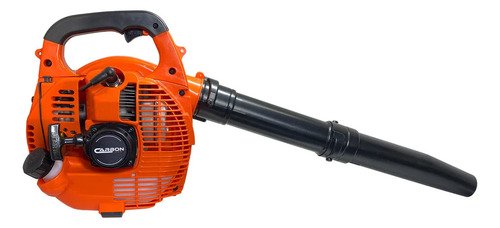 Soprador Folhas Lateral Profissional + Cinto Duplo Laranja