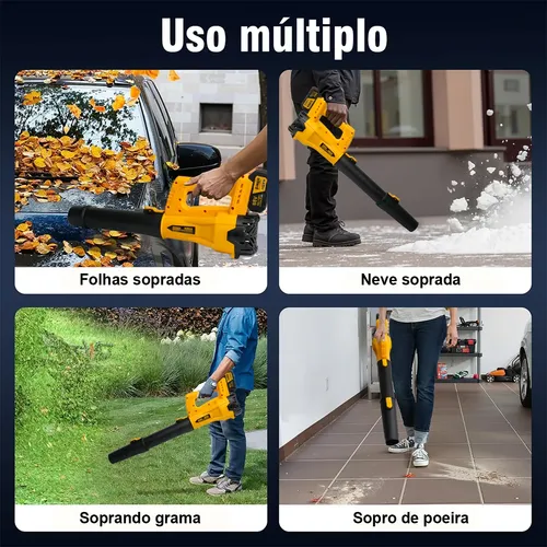 Soprador Profissional À Bateria 60000rpm 88v Dewen