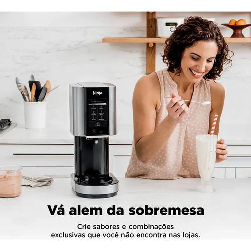 Sorveteira, Ninja, Creami, 7 Programas Auto-iQ, Tecnologia Creamify, 220 v